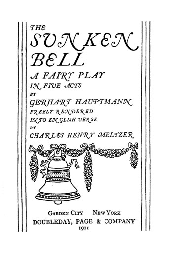 sunken bell original title page