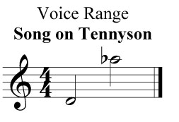 range song on tennyson