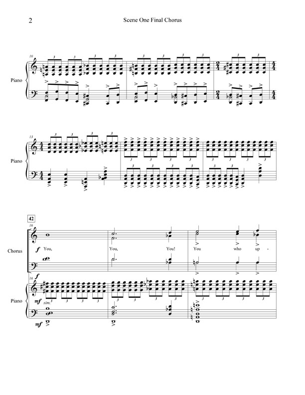 pg 2 Scene One Final Chorus